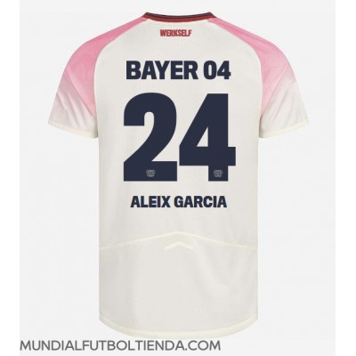 Camiseta Bayer Leverkusen Aleix Garcia #24 Segunda Equipación Replica 2025-26 mangas cortas Camiseta Bayer Leverkusen Aleix Garcia #24 Segunda Equipación Replica 2025-26 mangas cortas